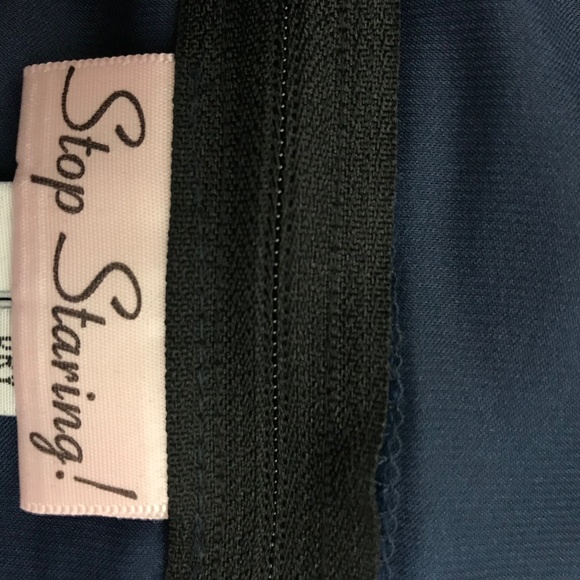 STOP STARING True Blue Dress NWT Swing Rockabilly - Picture 6 of 7